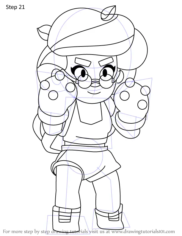 brawl stars rosa coloring pages