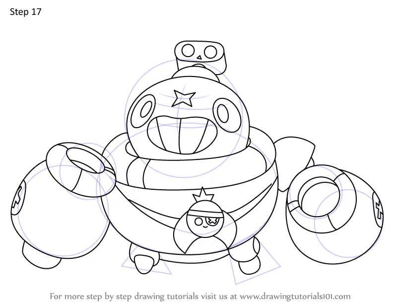 Brawl Stars Coloring Pages Tick Coloring And Drawing - tick brawl stars coloring pages
