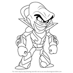 How to Draw Lord Vraxx from Brawlhalla