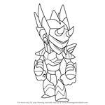 How to Draw Orion from Brawlhalla