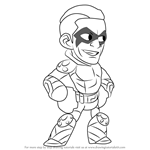 How to Draw Sentinel from Brawlhalla