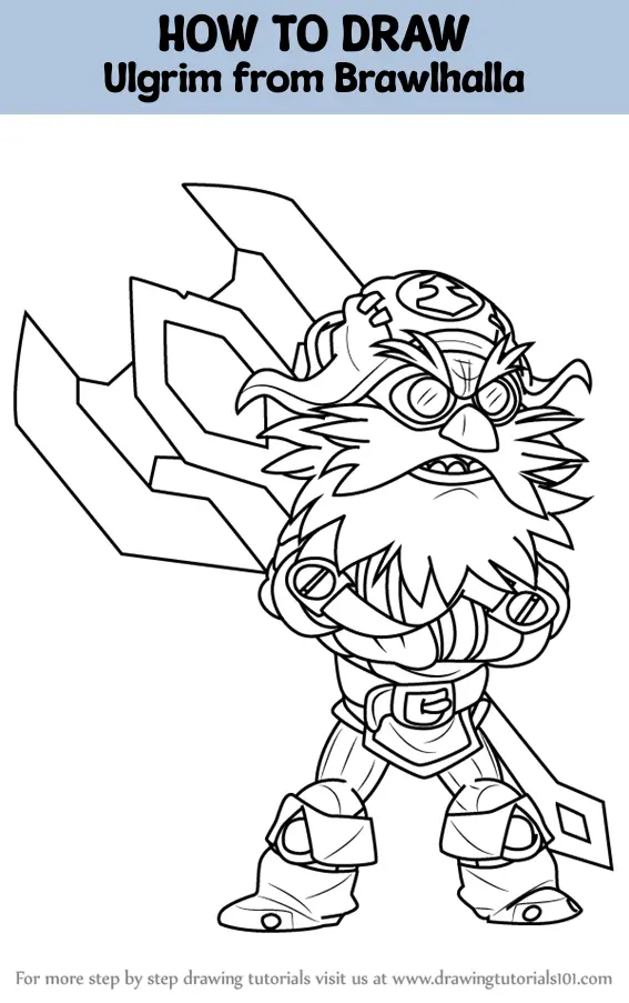 How to Draw Ulgrim from Brawlhalla (Brawlhalla) Step by Step ...