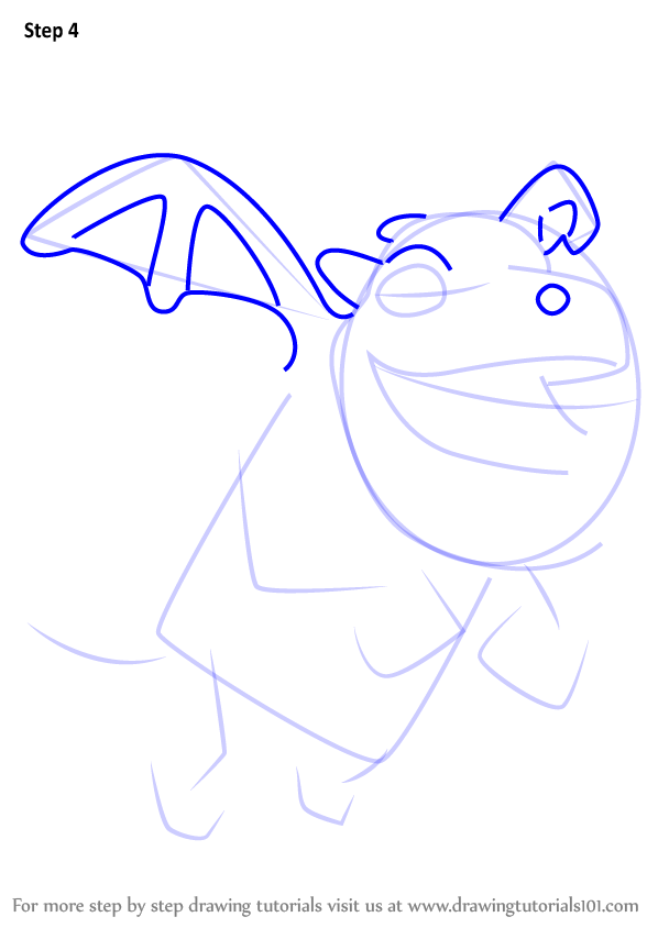 Learn How To Draw Baby Dragon From Clash Of The Clans Clash Of