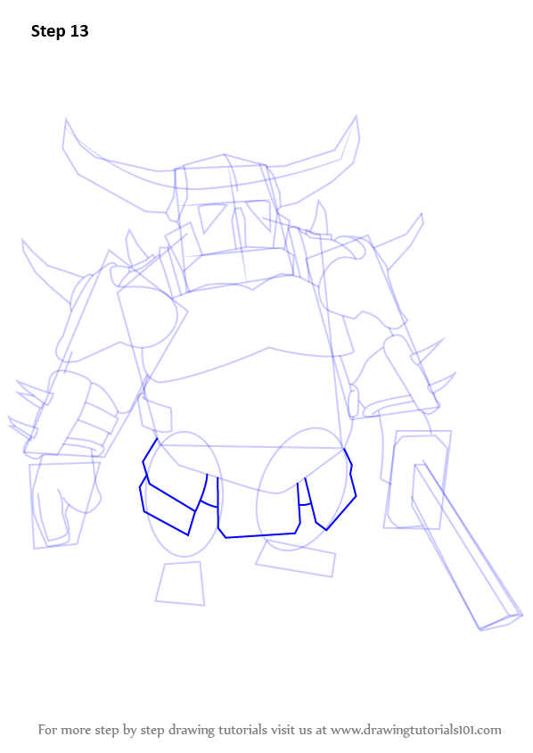 Learn How to Draw Pekka from Clash of the Clans (Clash of the Clans