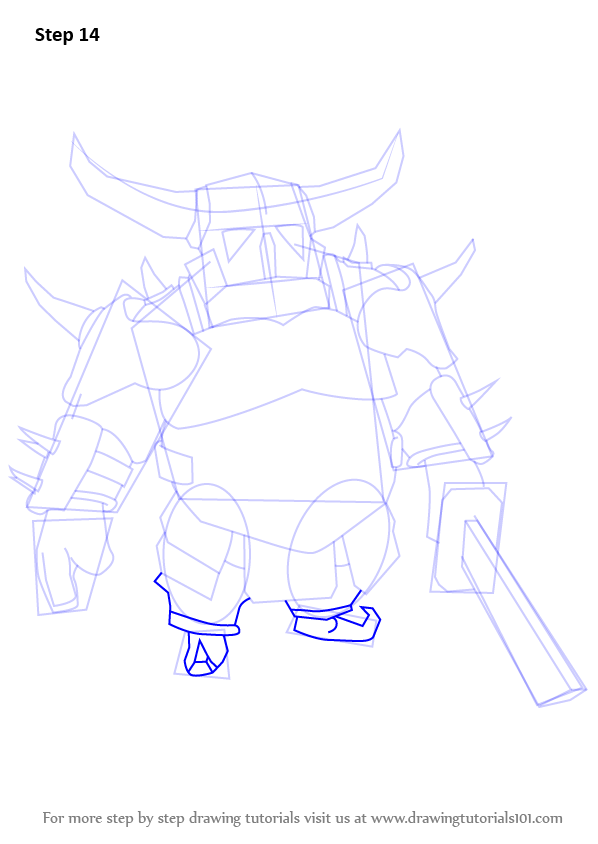 Learn How to Draw Pekka from Clash of the Clans (Clash of the Clans