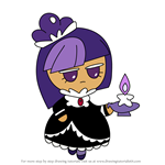 How to Draw Blackberry Cookie from Cookie Run Kingdom