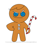 How to Draw Gingerbrave from Cookie Run Kingdom
