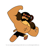 How to Draw Muscle Cookie from Cookie Run Kingdom