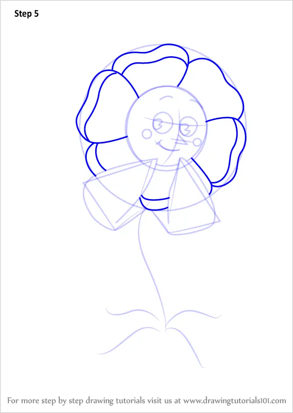 Cagney Carnation Coloring Page Carnation Drawing Step By Step At Getdrawings