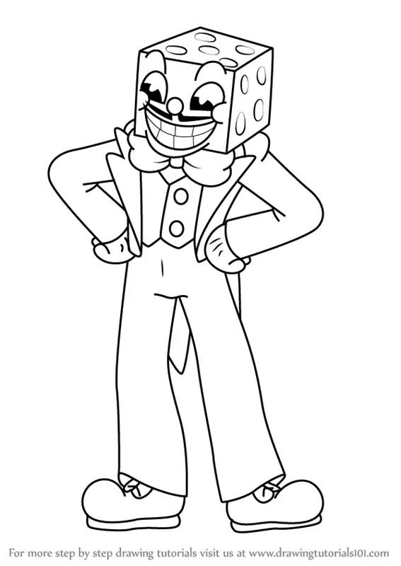 Quick(and messy)sketch of King Dice from Cuphead :) : r/gaming
