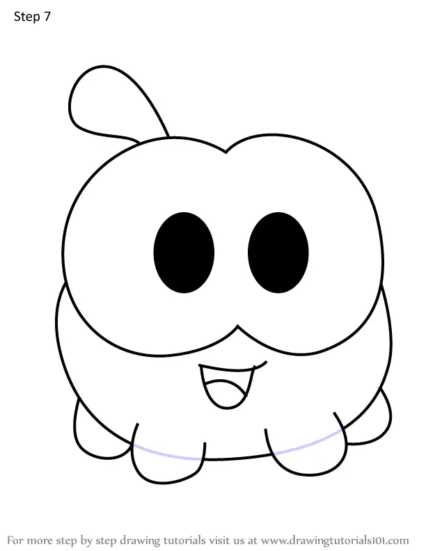 How To Draw Nibble Nom From Cut The Rope (cut The Rope) Step By Step 