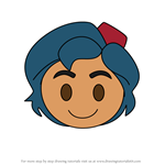 How to Draw Aladdin from Disney Emoji Blitz