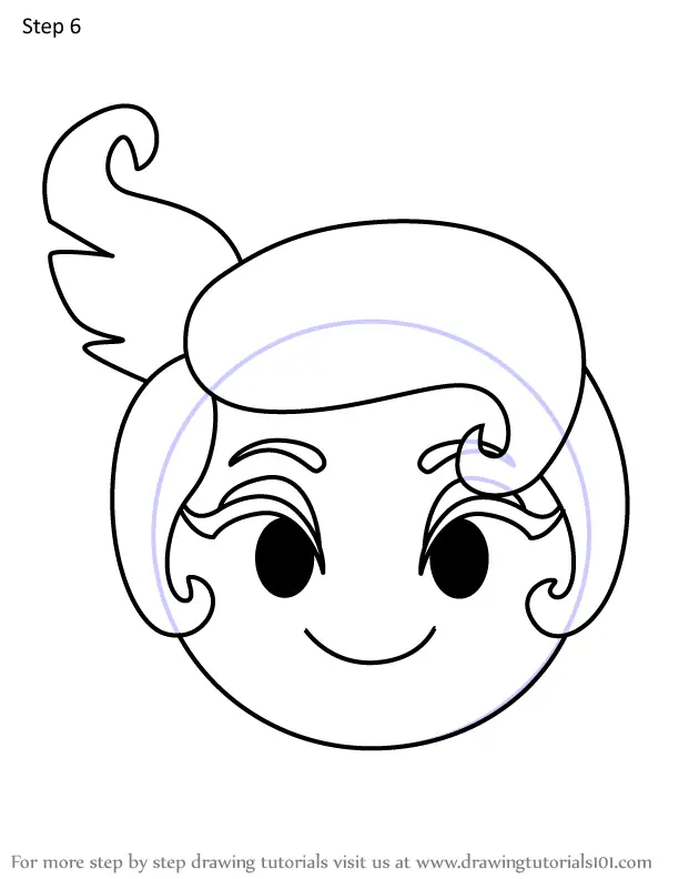 How to Draw Almost There Tiana from Disney Emoji Blitz (Disney Emoji ...