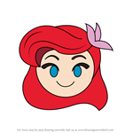 How to Draw Ariel from Disney Emoji Blitz