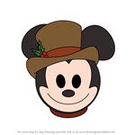 How to Draw Bob Cratchit Mickey from Disney Emoji Blitz