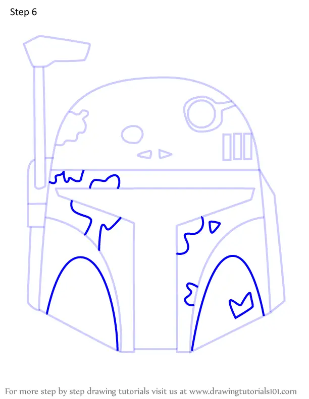 How to Draw Boba Fett from Disney Emoji Blitz (Disney Emoji Blitz) Step ...