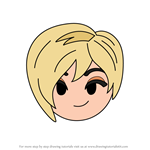 How to Draw Calhoun from Disney Emoji Blitz