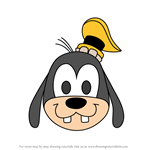 How to Draw Captain Goofy from Disney Emoji Blitz