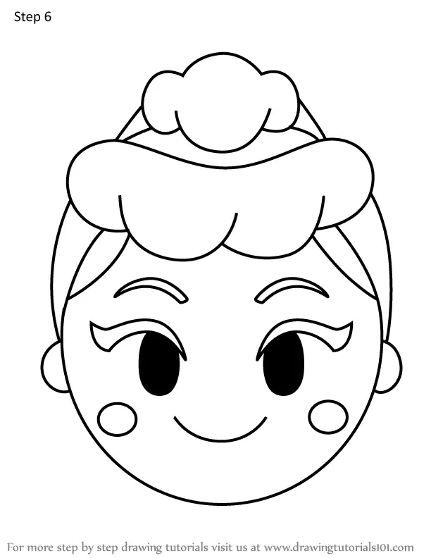 How to Draw Cinderella from Disney Emoji Blitz (Disney Emoji Blitz ...