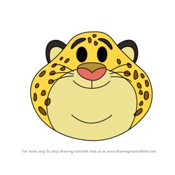 How to Draw Clawhauser from Disney Emoji Blitz