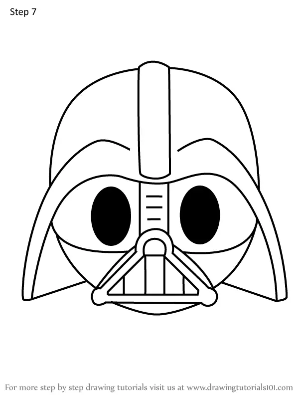 How To Draw Darth Vader From Disney Emoji Blitz (disney Emoji Blitz 