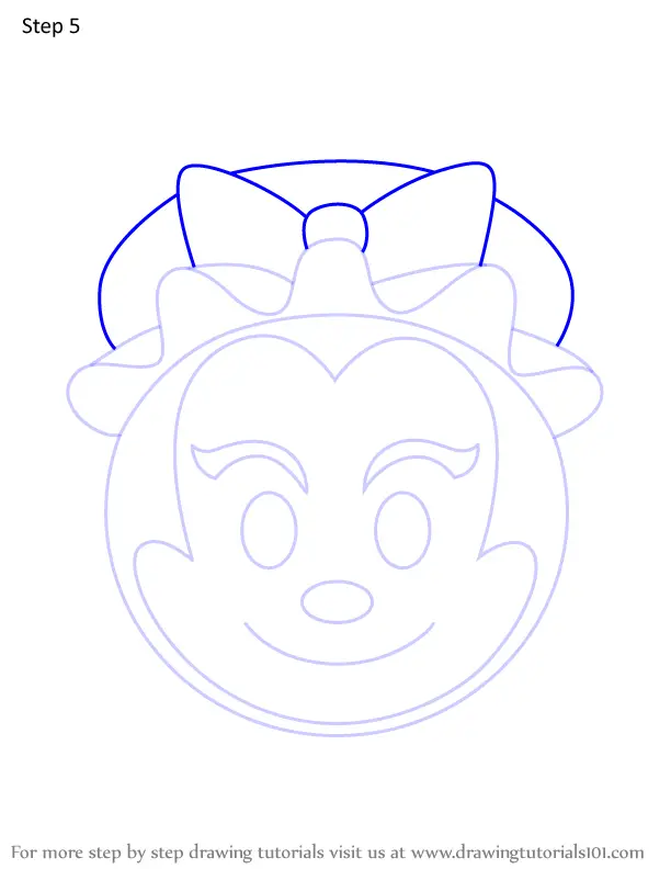 How to Draw Emily Cratchit Minnie from Disney Emoji Blitz (Disney Emoji