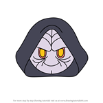 How to Draw Emperor Palpatine from Disney Emoji Blitz