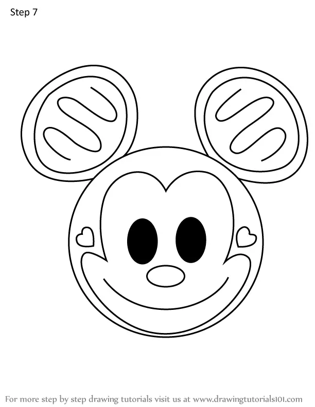 How to Draw Gingerbread Mickey from Disney Emoji Blitz (Disney Emoji ...