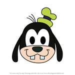 How to Draw Goofy from Disney Emoji Blitz