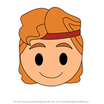 How to Draw Hercules from Disney Emoji Blitz