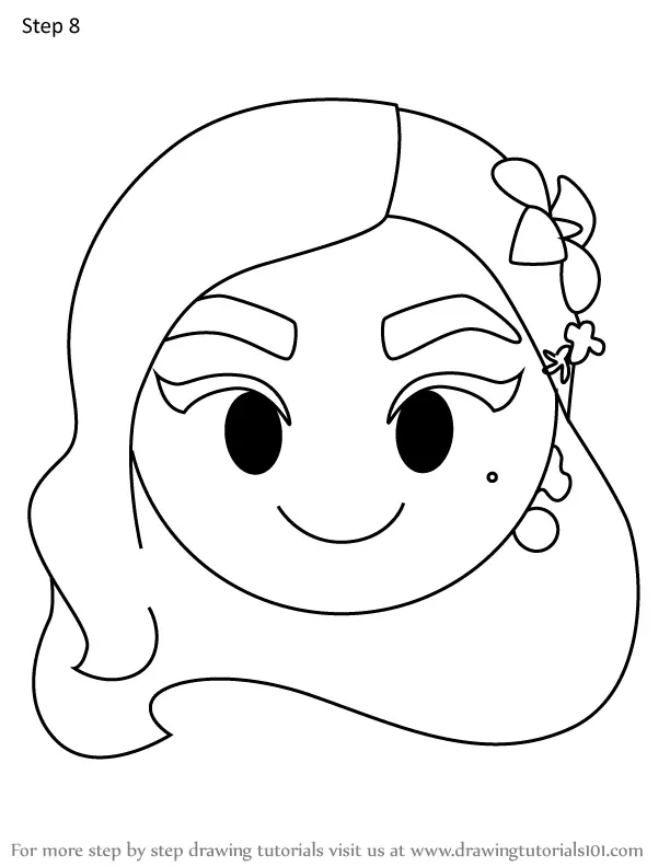 How to Draw Isabela from Disney Emoji Blitz (Disney Emoji Blitz) Step ...