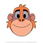 How to Draw King Louie from Disney Emoji Blitz