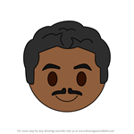 How to Draw Lando Calrissian from Disney Emoji Blitz