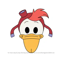 How to Draw Launchpad McQuack from Disney Emoji Blitz