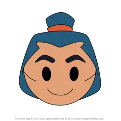 How to Draw Li Shang from Disney Emoji Blitz