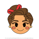 How to Draw Luisa from Disney Emoji Blitz