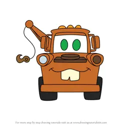 How to Draw Mater from Disney Emoji Blitz