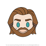 How to Draw Obi-Wan Kenobi from Disney Emoji Blitz