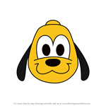 How to Draw Pluto from Disney Emoji Blitz