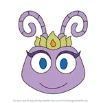 How to Draw Princess Atta from Disney Emoji Blitz