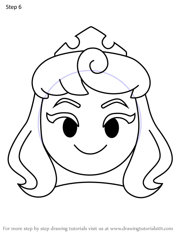 How to Draw Princess Aurora from Disney Emoji Blitz (Disney Emoji Blitz ...