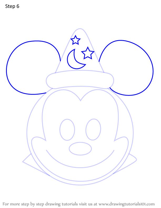 How to Draw Sorcerer's Apprentice Mickey from Disney Emoji Blitz ...