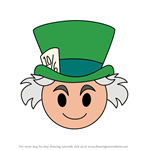 How to Draw The Mad Hatter from Disney Emoji Blitz