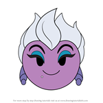 How to Draw Ursula from Disney Emoji Blitz