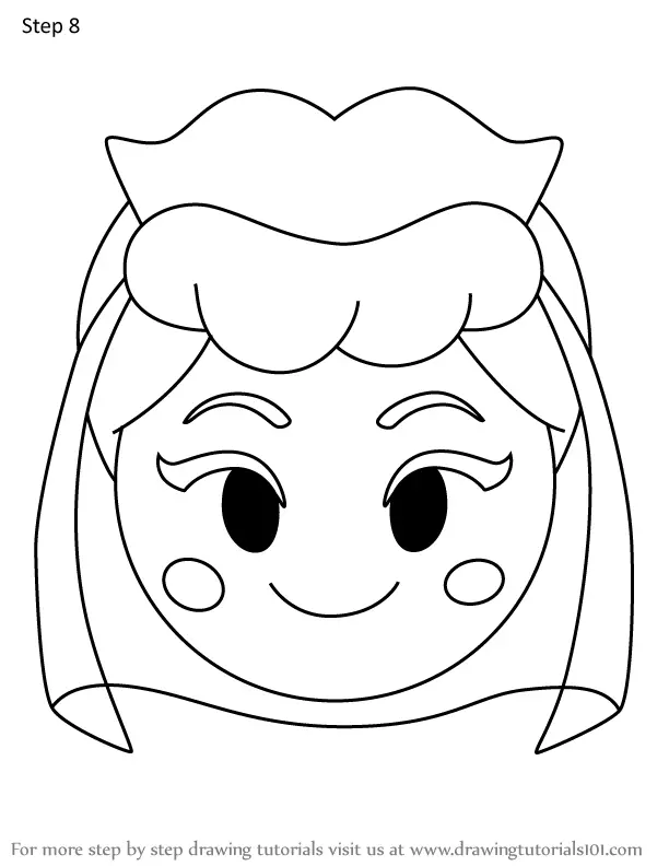 How to Draw Wedding Cinderella from Disney Emoji Blitz (Disney Emoji ...