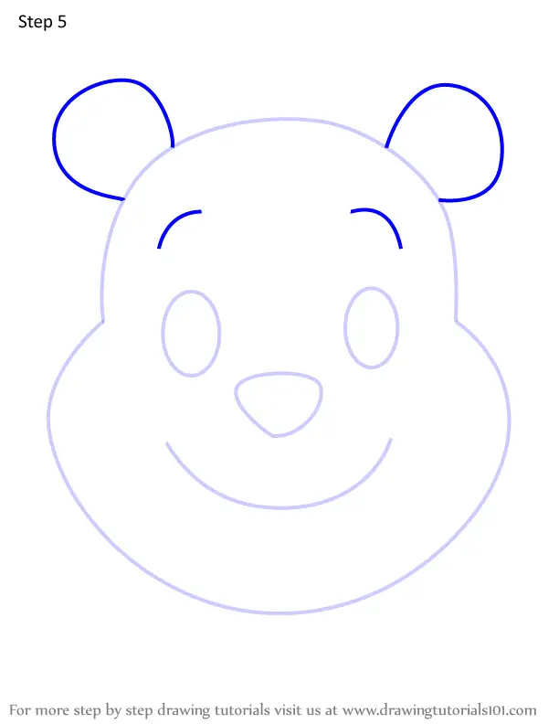 How To Draw Winnie The Pooh From Disney Emoji Blitz (disney Emoji Blitz 