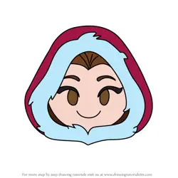 How to Draw Winter Belle from Disney Emoji Blitz