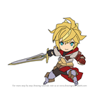 How to Draw Euden from Dragalia Lost