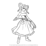 How to Draw Jessica from Dragon Quest VIII