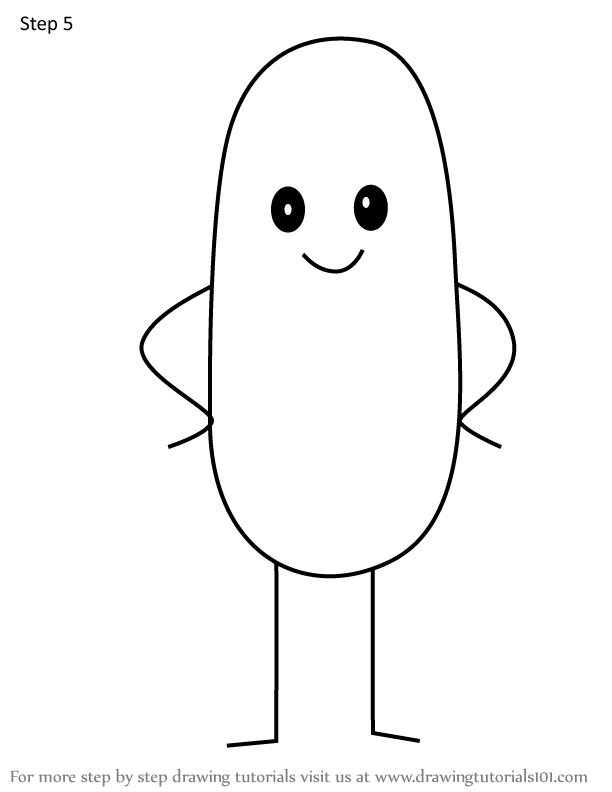 How to Draw Dingy from Dumb Ways To Die (Dumb Ways To Die) Step by Step ...